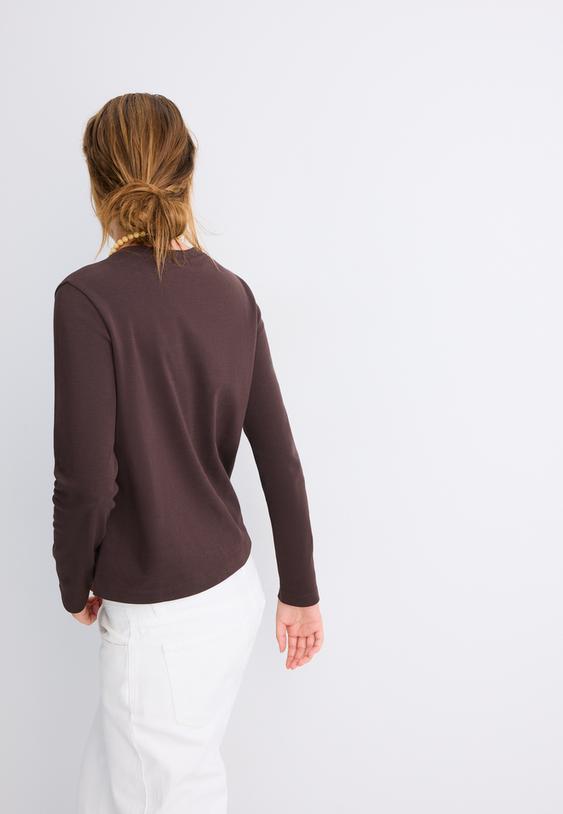 tshirt met lange mouw en zachte touch