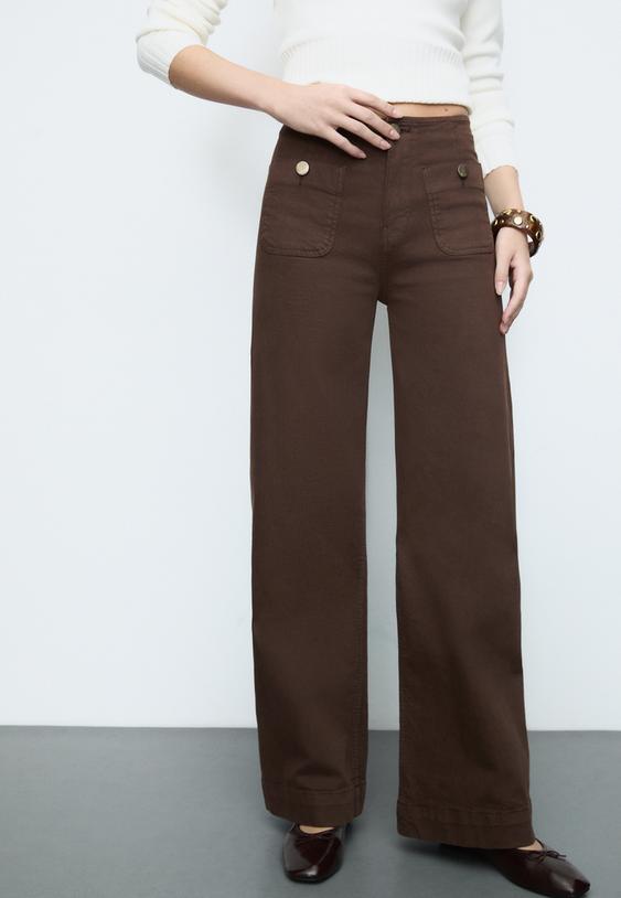 d77 pantalon minimalistisch zakken