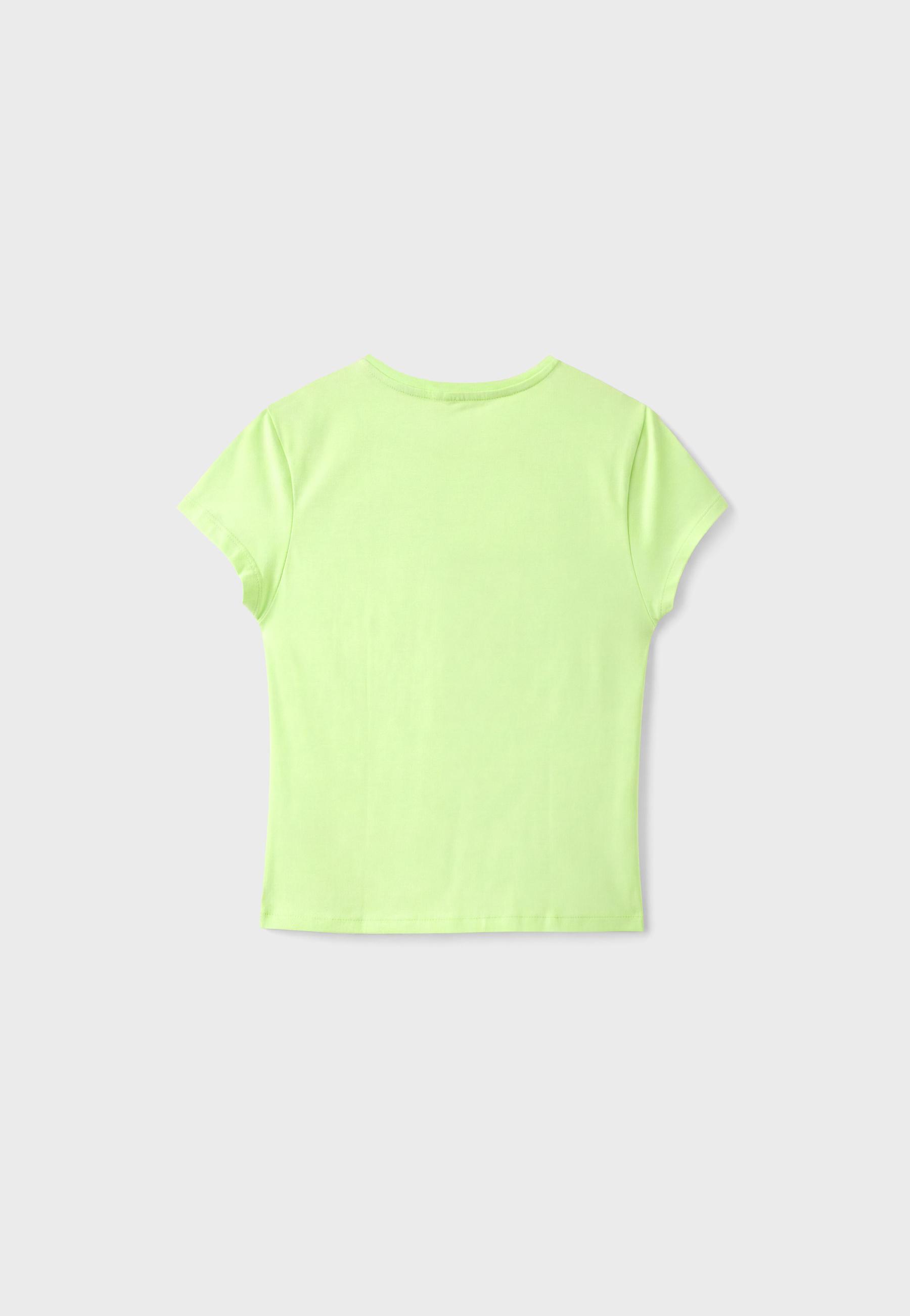 Slogan short sleeve T-shirt — Green