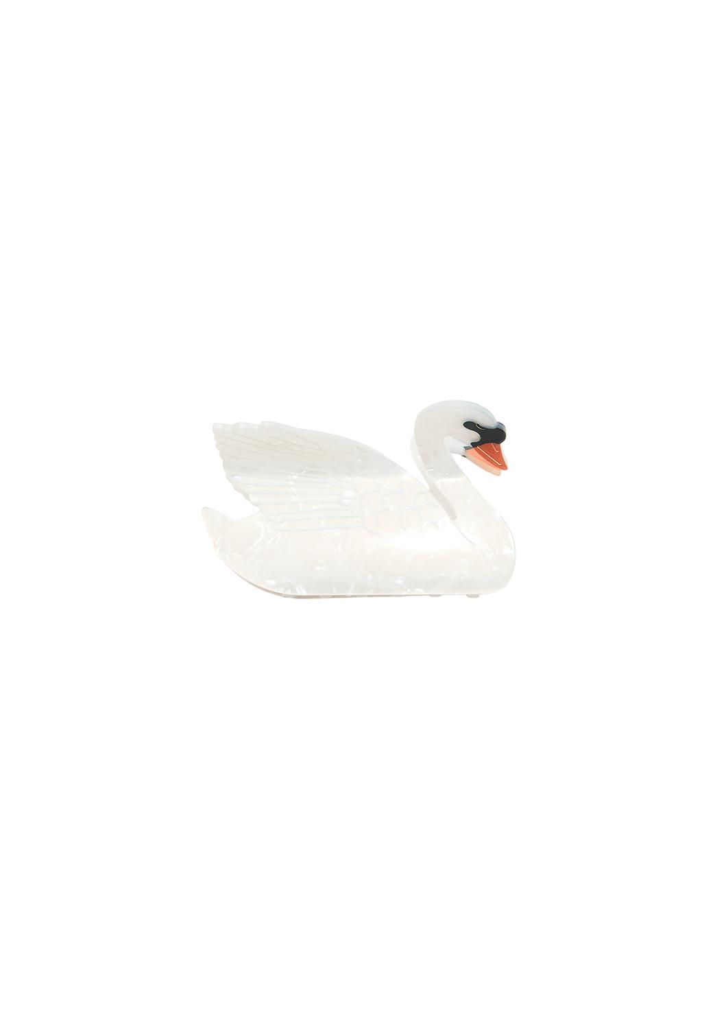Fermaglio per capelli a forma di cigno