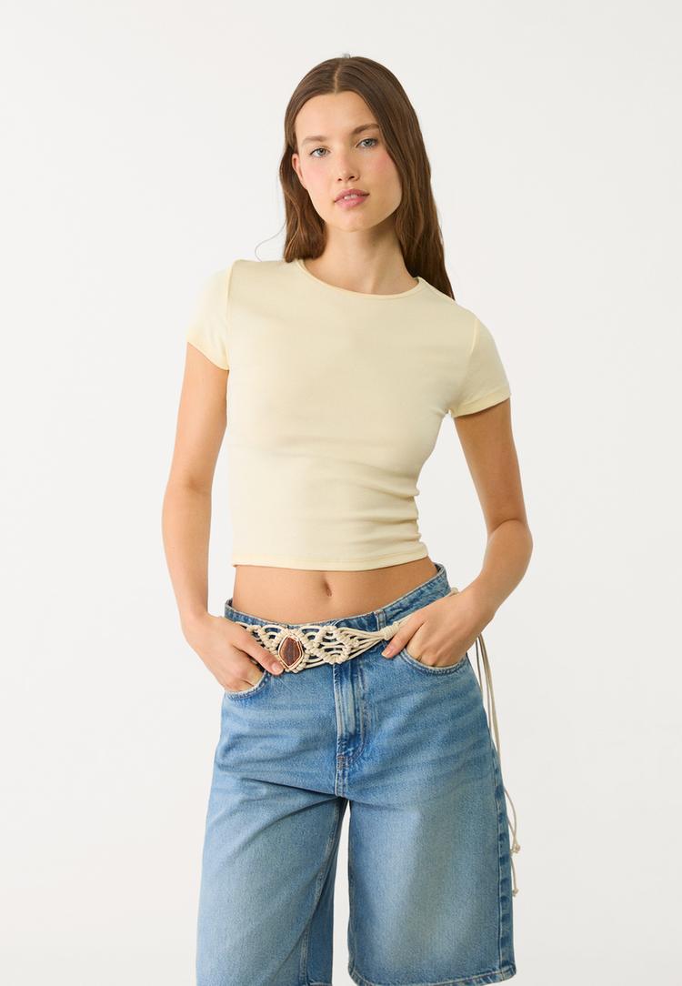 camiseta basica slim fit
