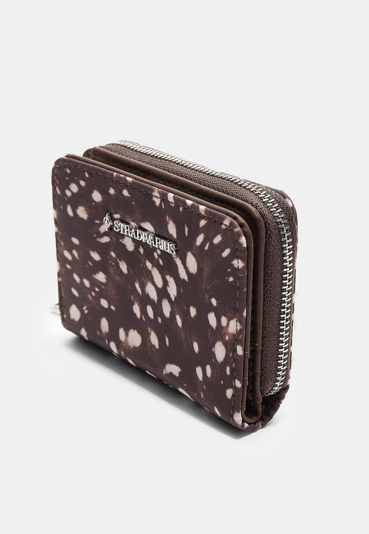 monedero cremallera estampado