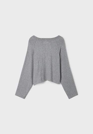 Raglan sleeve jumper — Dark grey 8
