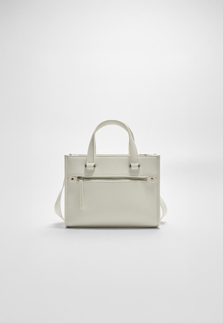 bolso tote cremallera