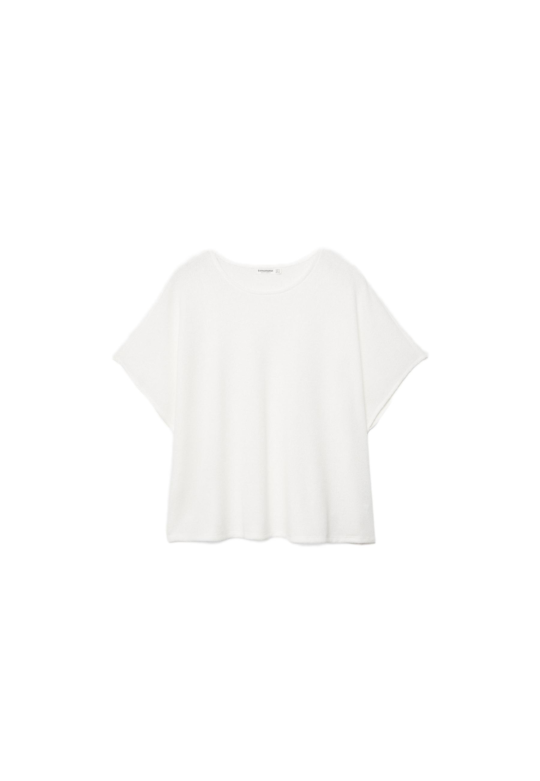 Rustic cape T-shirt — Ecru