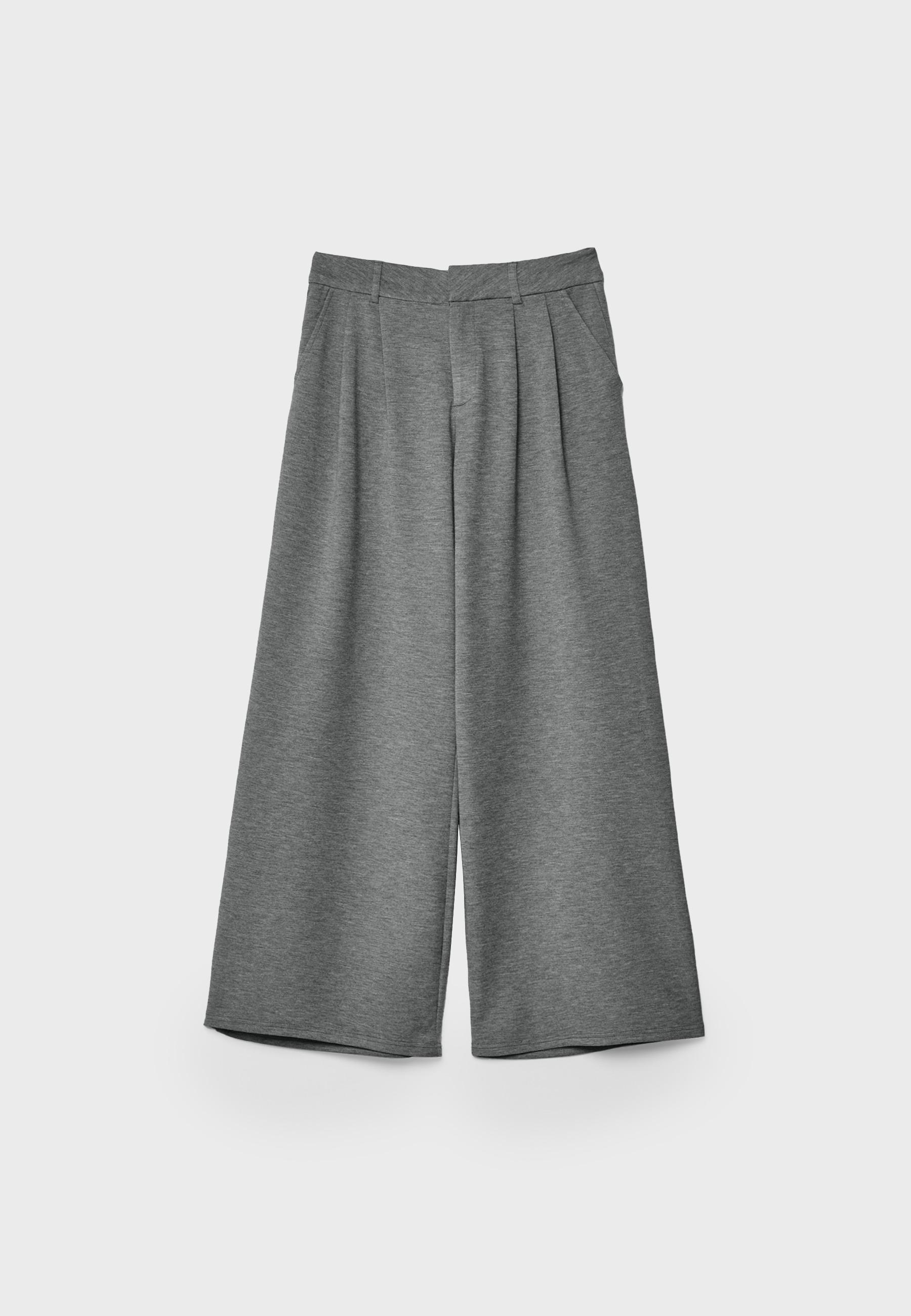 Soft-touch smart trousers — Dark grey