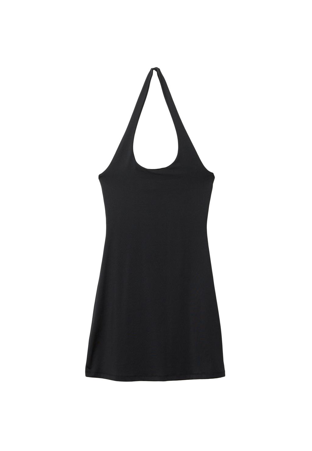 Vestido corto halter poliamida