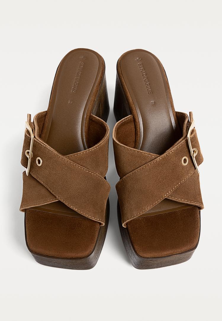 sandalias piel tacon plataforma