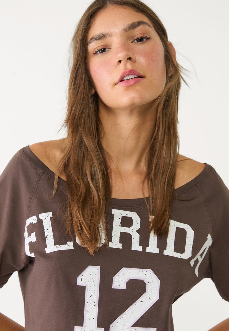 camiseta manga corta florida