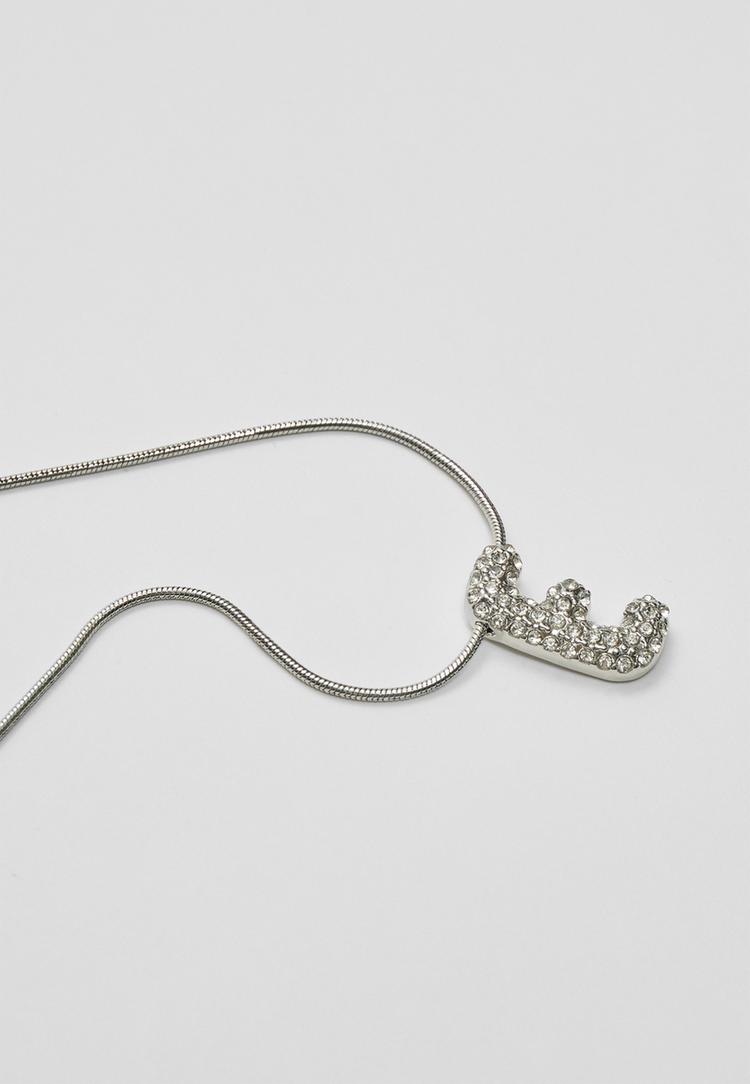 collar inicial brillos