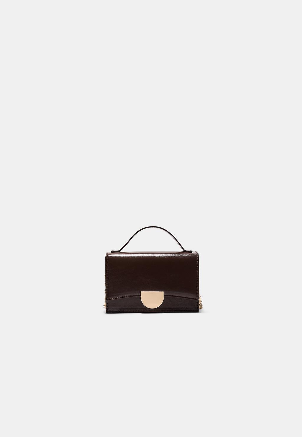 Mini metal crossbody bag