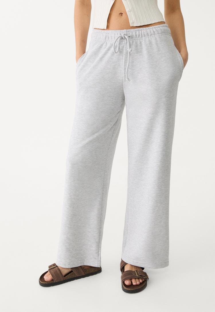 pantalon jogger wide leg