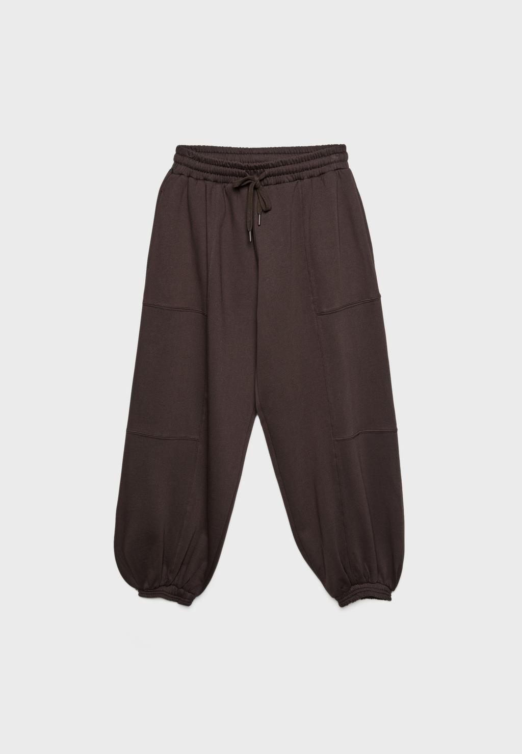 Pantalón jogger balloon felpa
