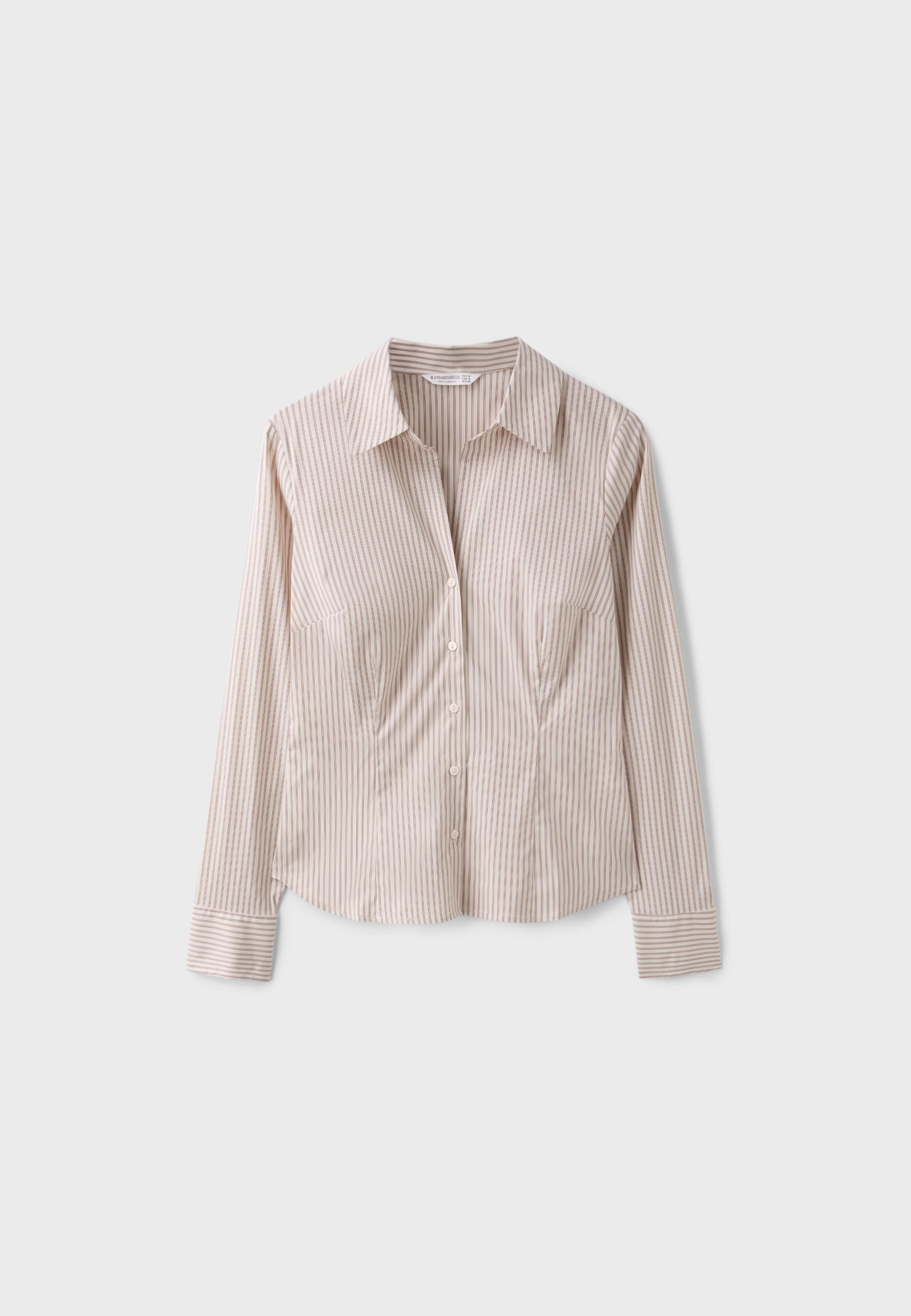 Fitted basic shirt — Vanilla