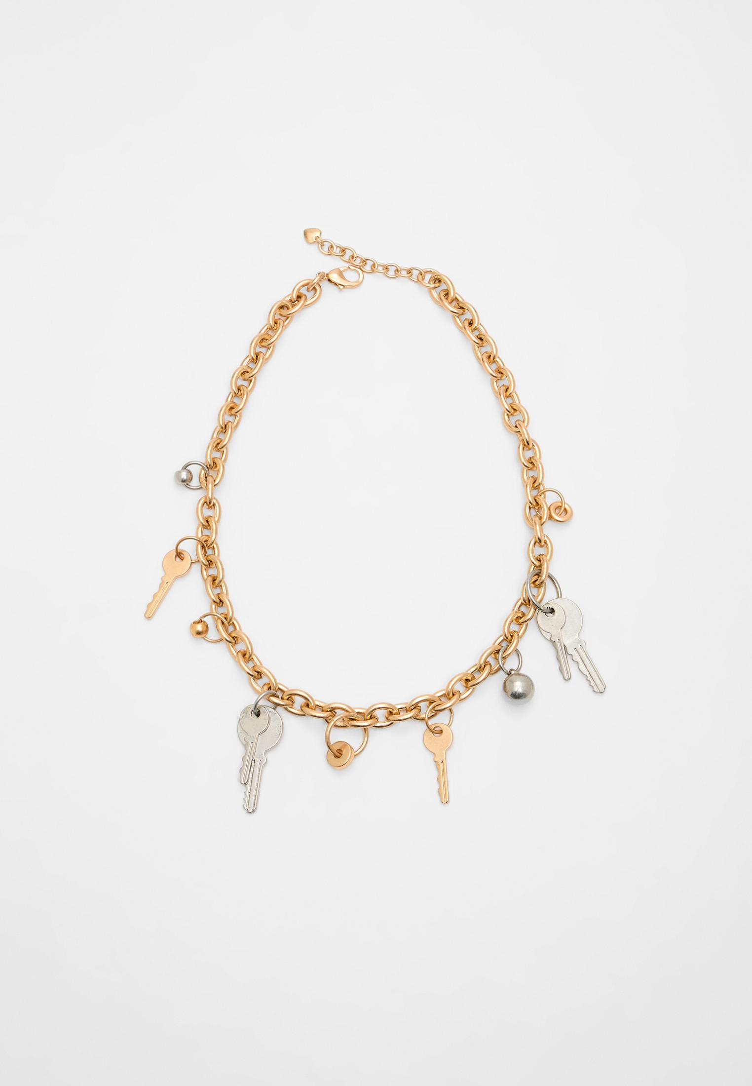 Multi key necklace