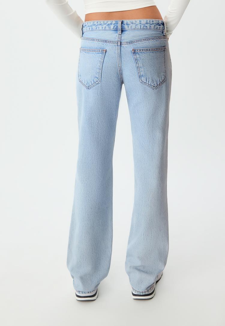 pantalon low straight leg