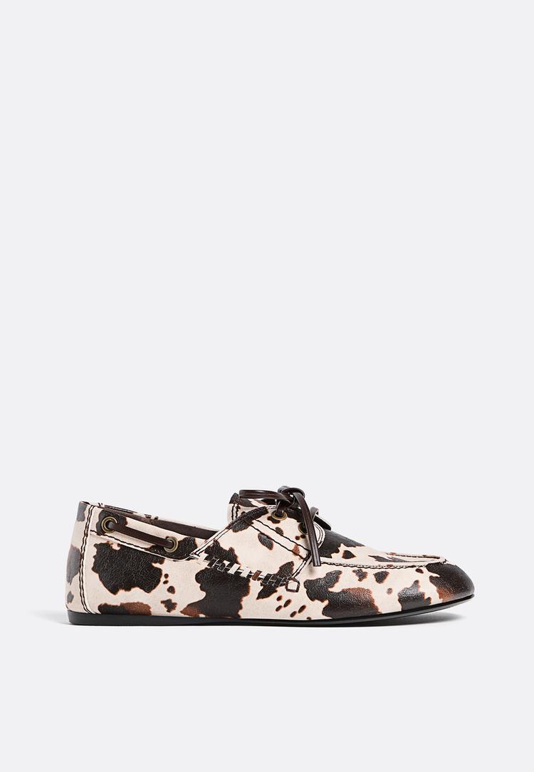 mocassini soft stampa animalier
