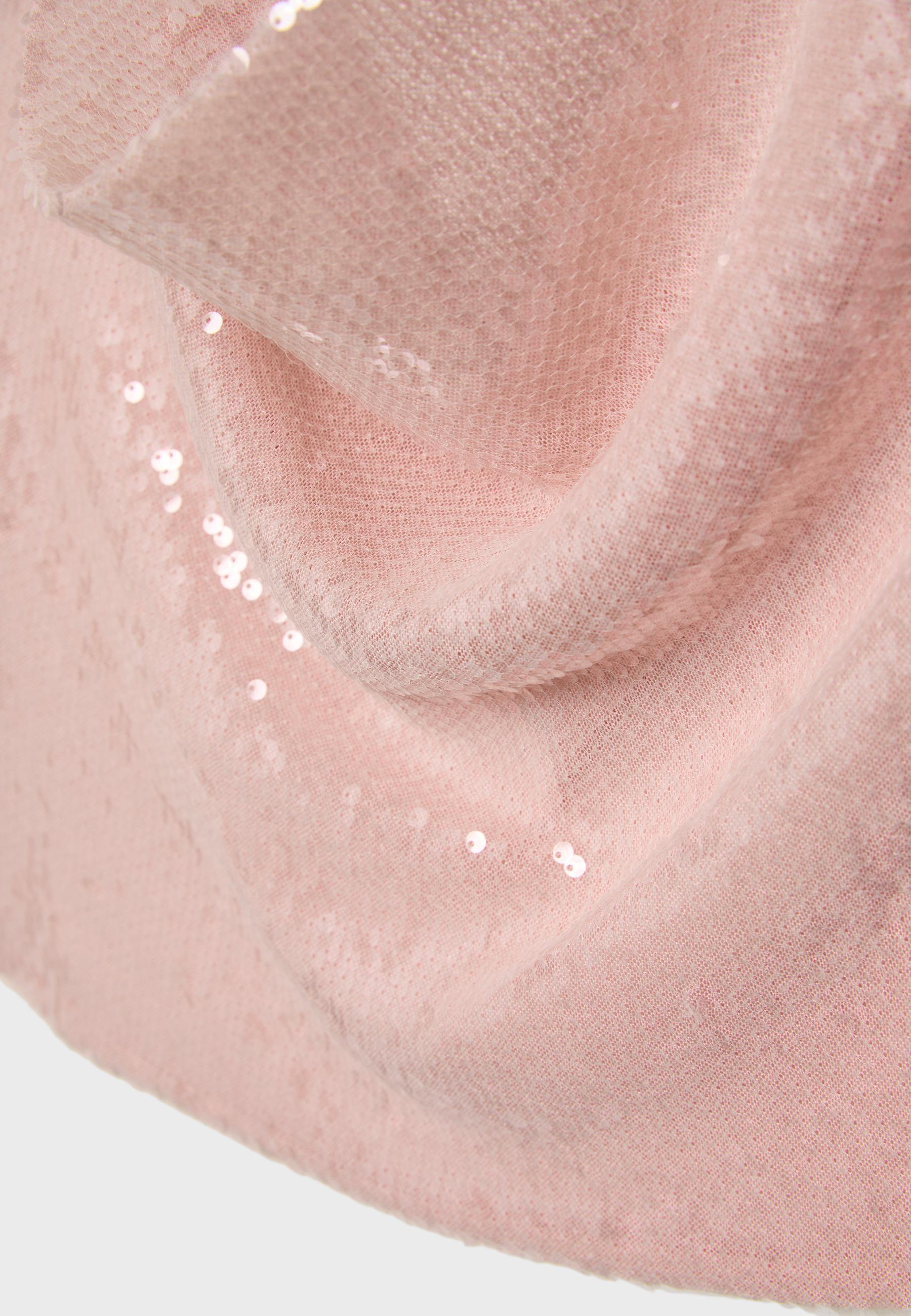 Sequin halter top — Pastel pink