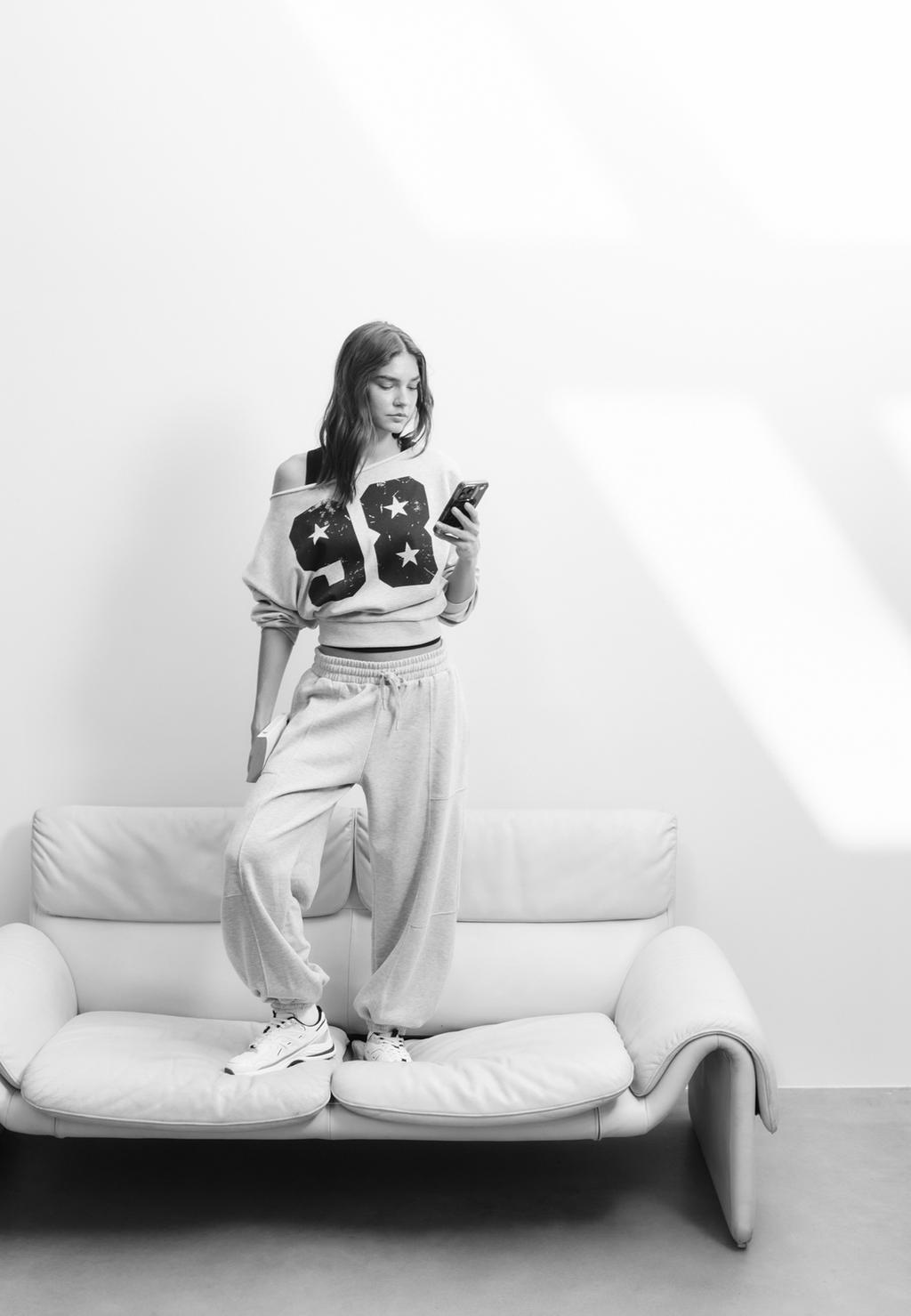 Joggerbroek ballonmodel van fleece