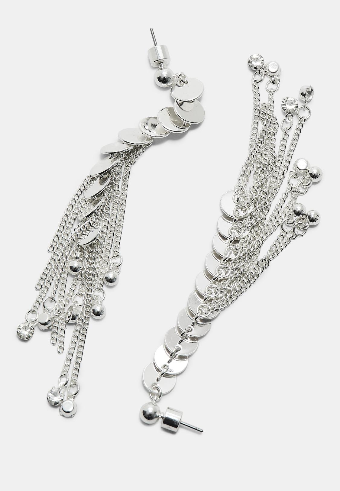 Chain dangle earrings