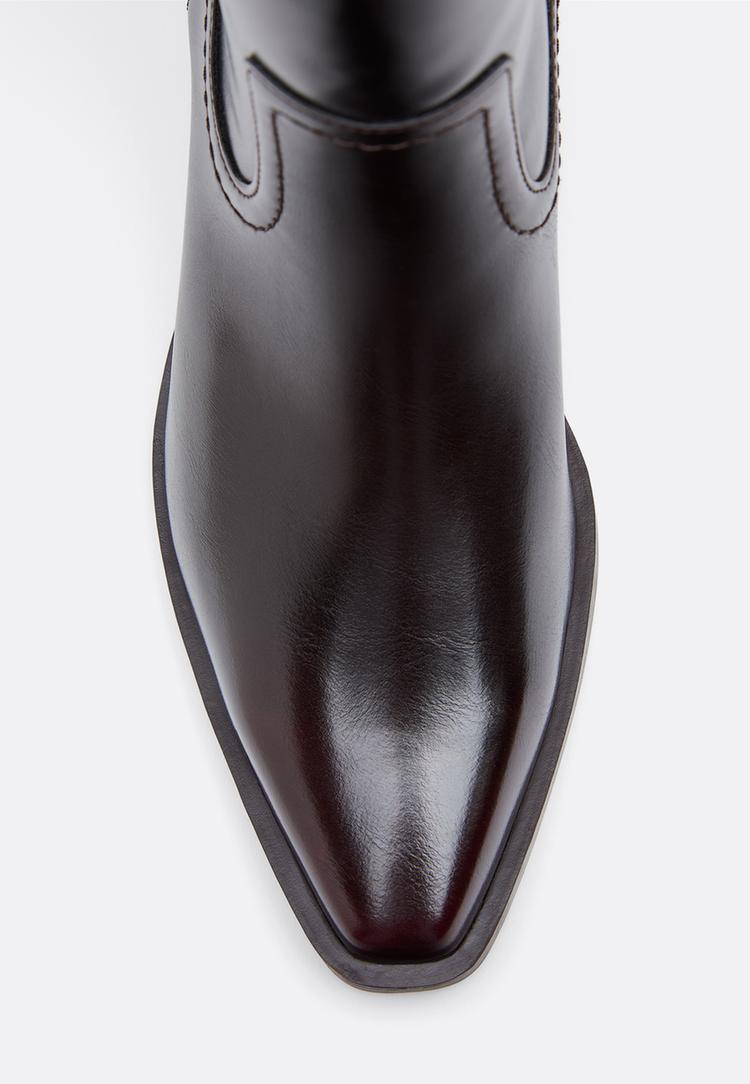 botas cow cana lisa marrones