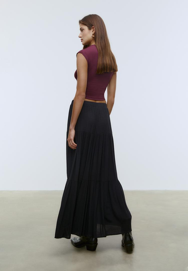 jupe midi boheme