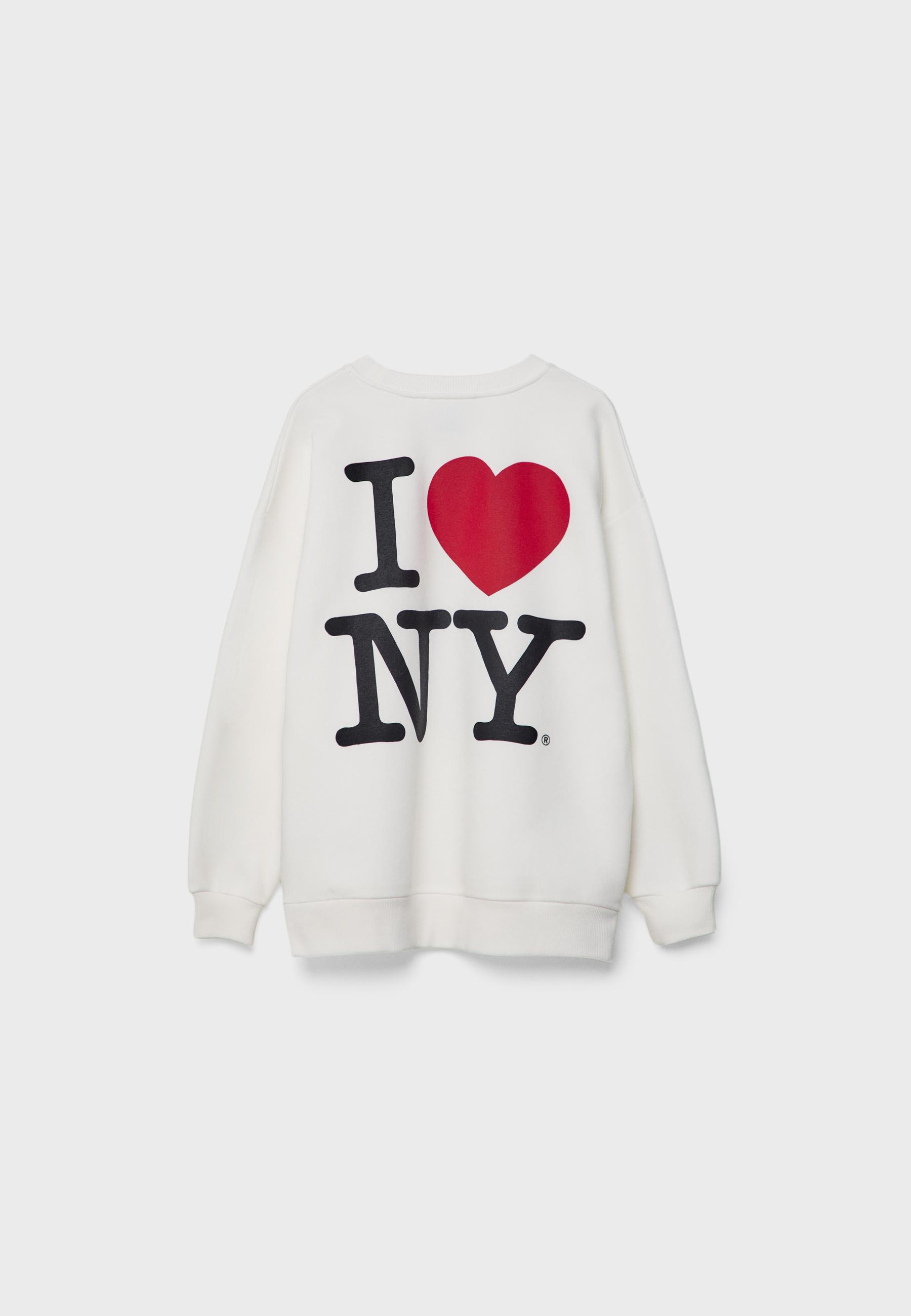 I love NY oversize sweatshirt - Women's fashion