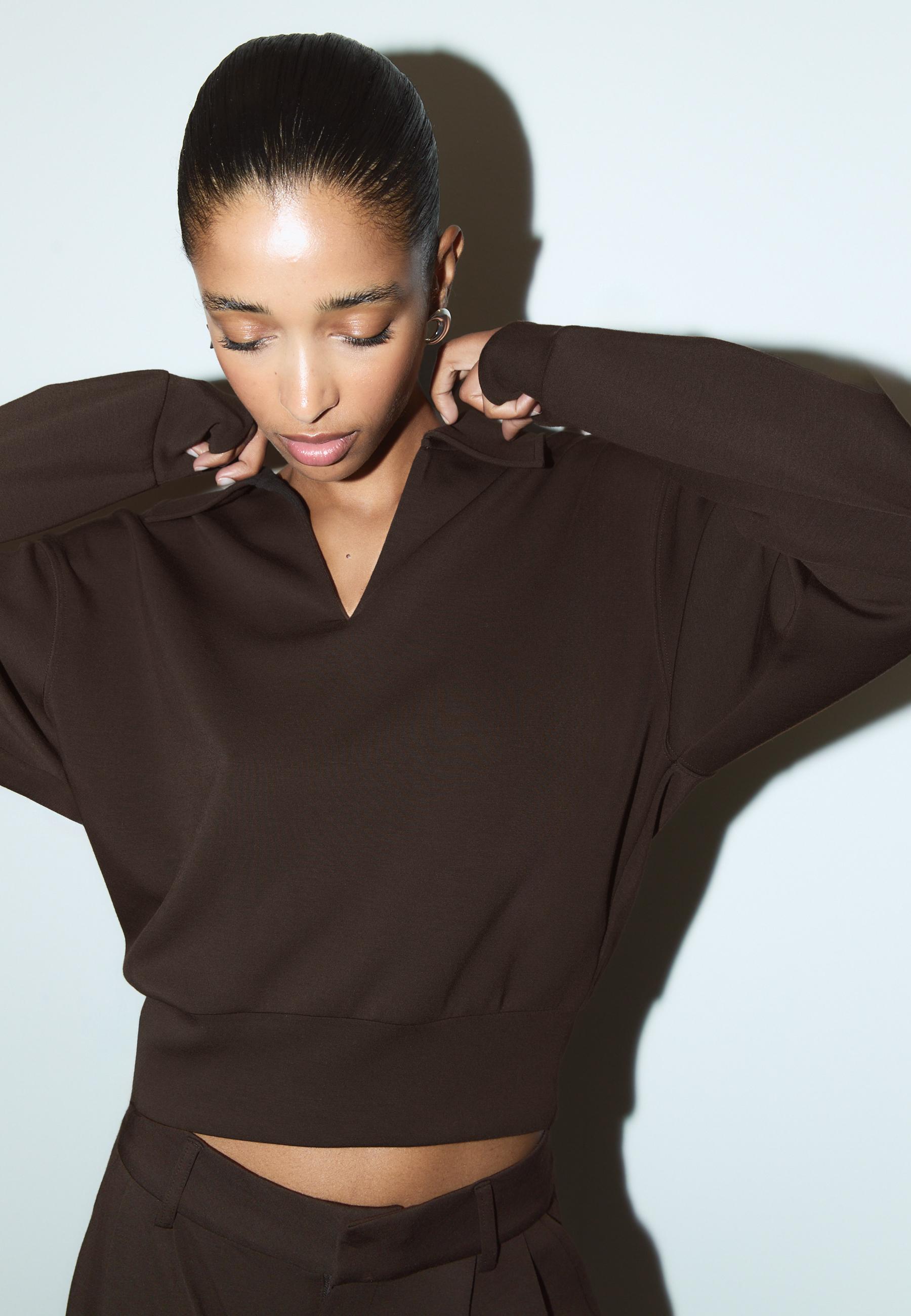 Soft-touch Sweatshirt - Women's fashion | Stradivarius United Kingdom