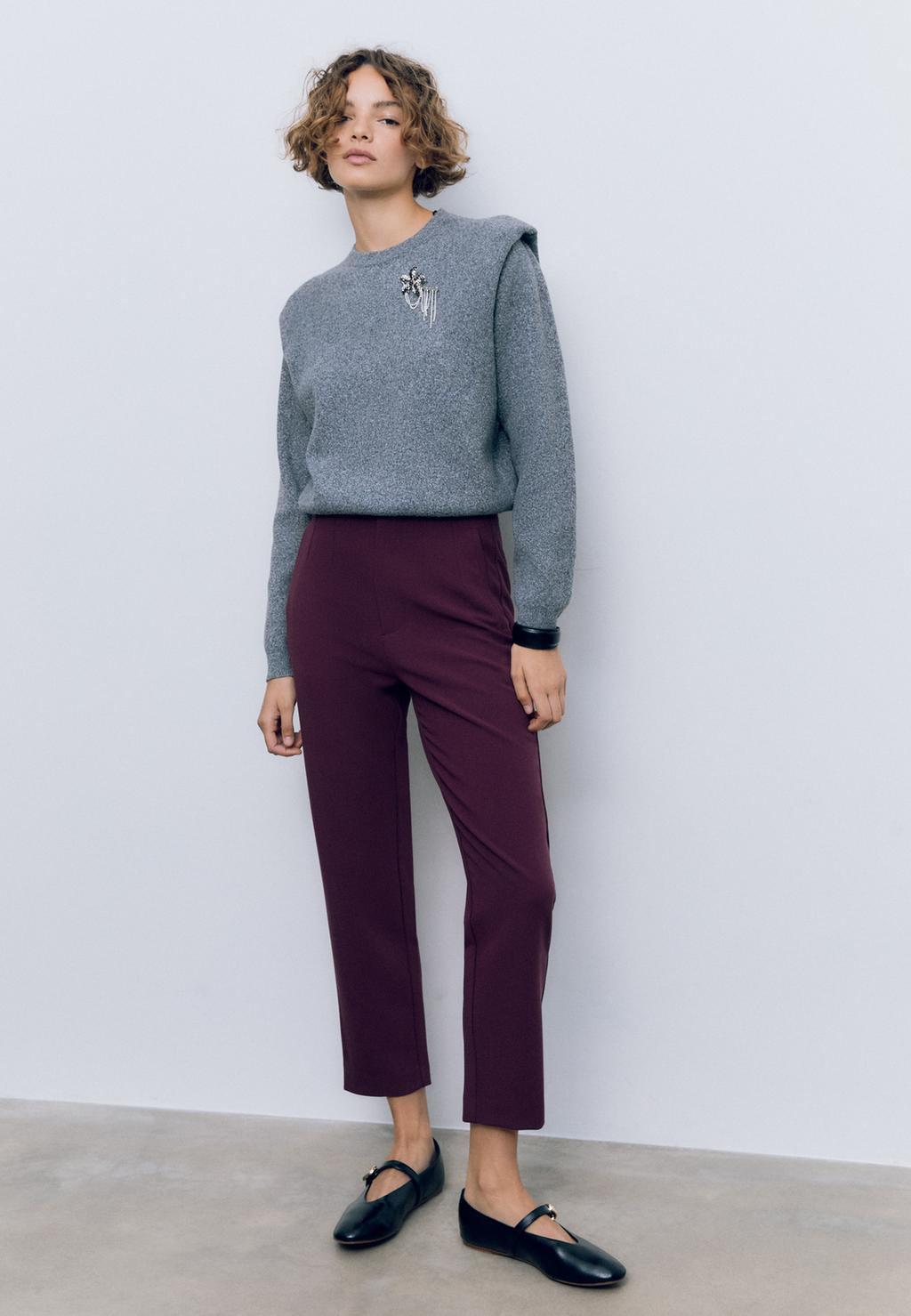 Pantalon habillé à pinces