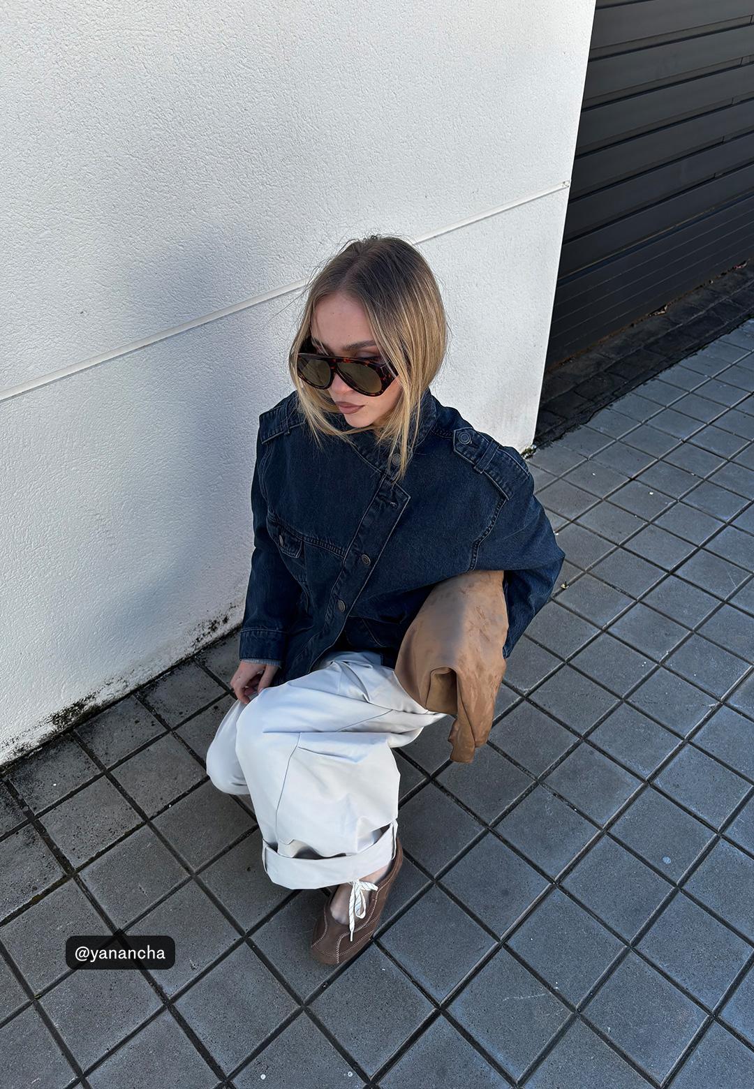 Barrel smart trousers — Stone