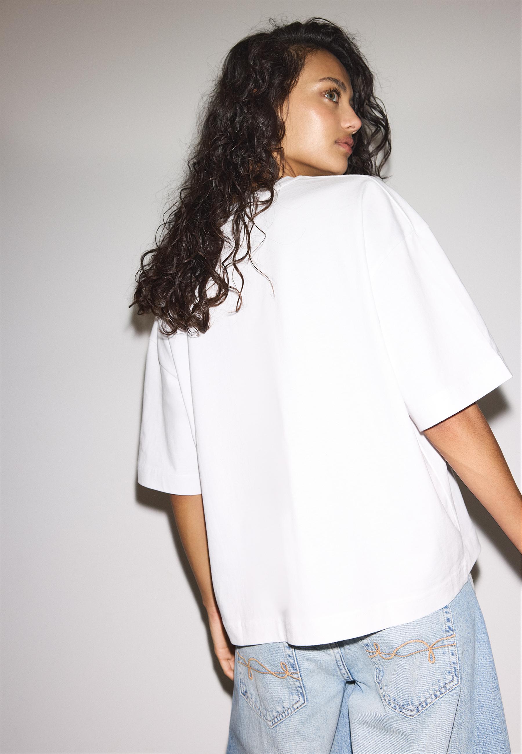 Oversize short sleeve T-shirt — White