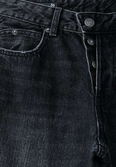 Straight slim fit jeans — BLACK DENIM WASH 9