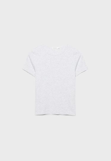 Basic slim fit T-shirt — Grey melange 7