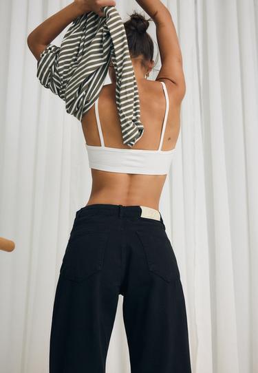 D92 Wide-leg jeans — Black 6