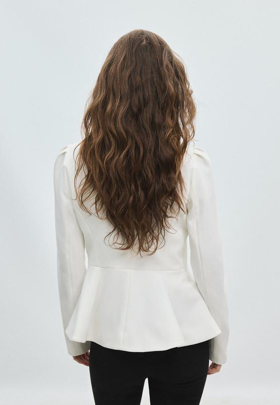 peplum blazer