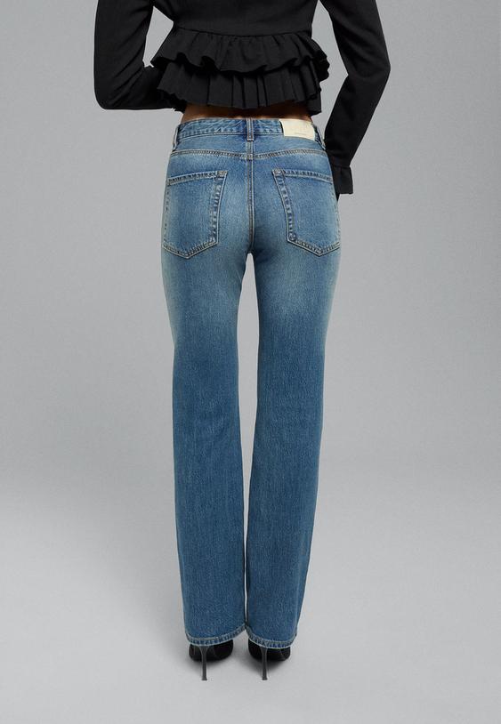 d98 vintage efektli straight fit jean