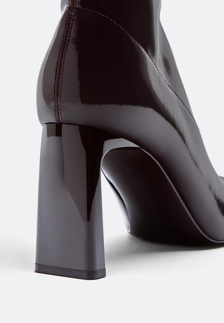 botines tacon stretch