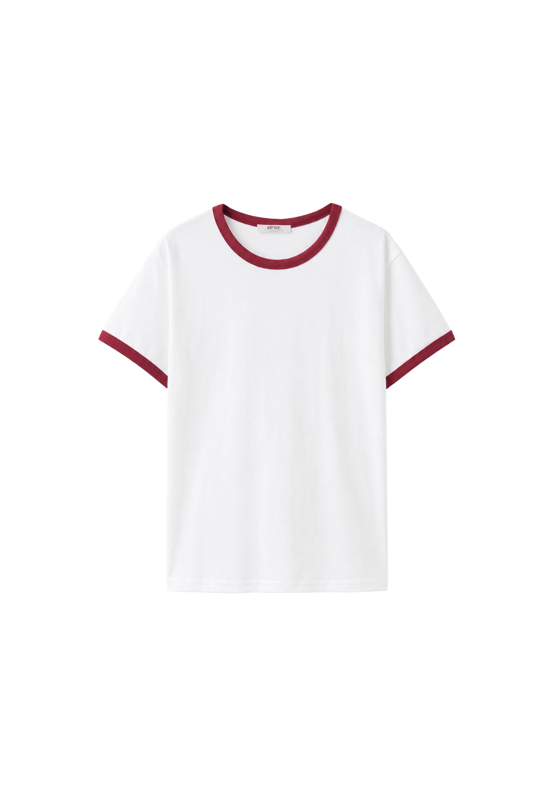 Printed T-shirt — Red