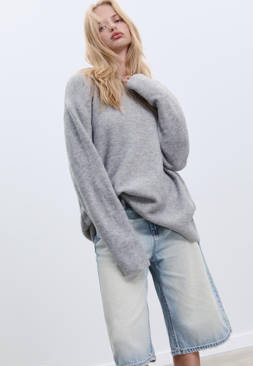 Soft-touch knit sweater
