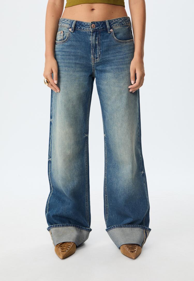 d91 dusuk bel genis paca jean l01441899