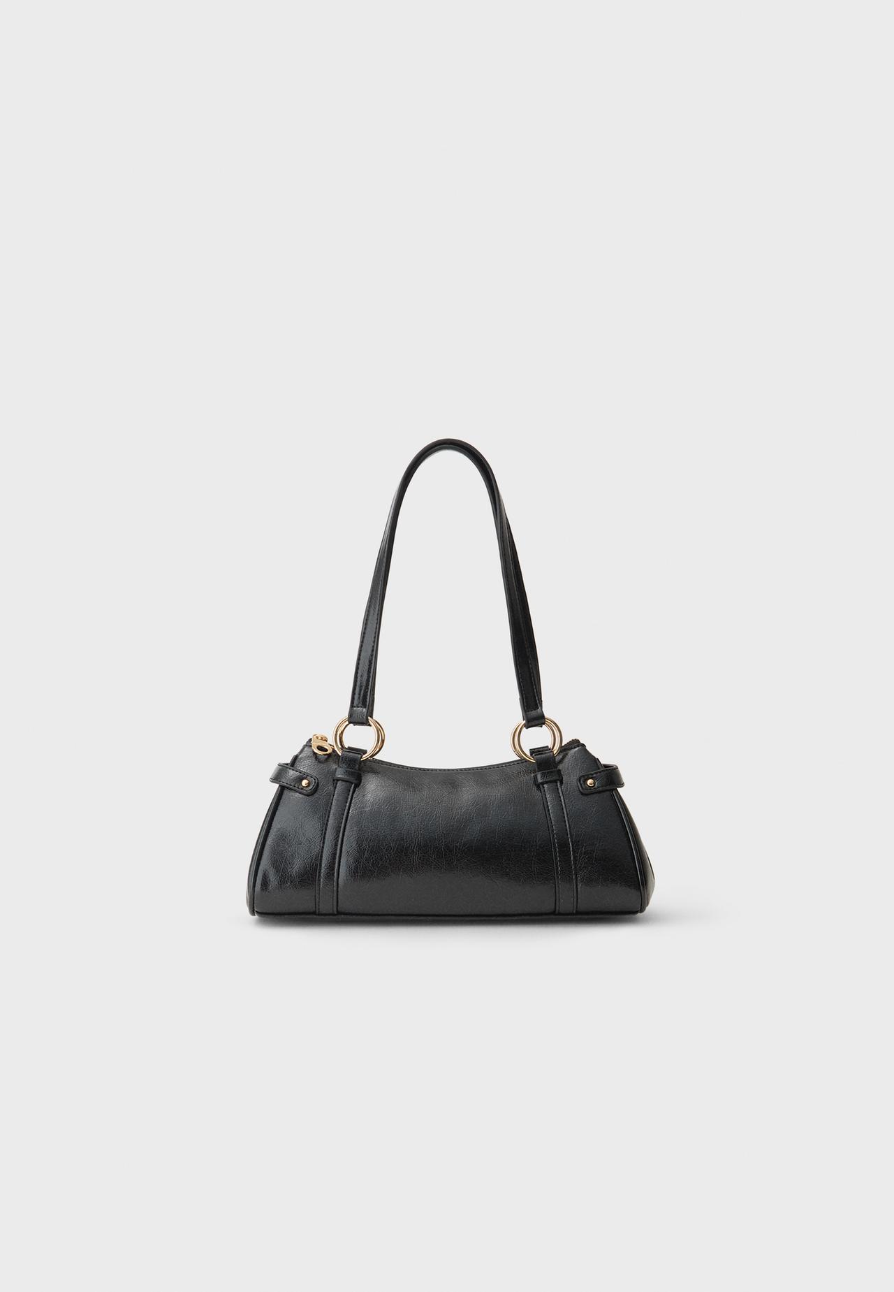 Retro shoulder bag — Black