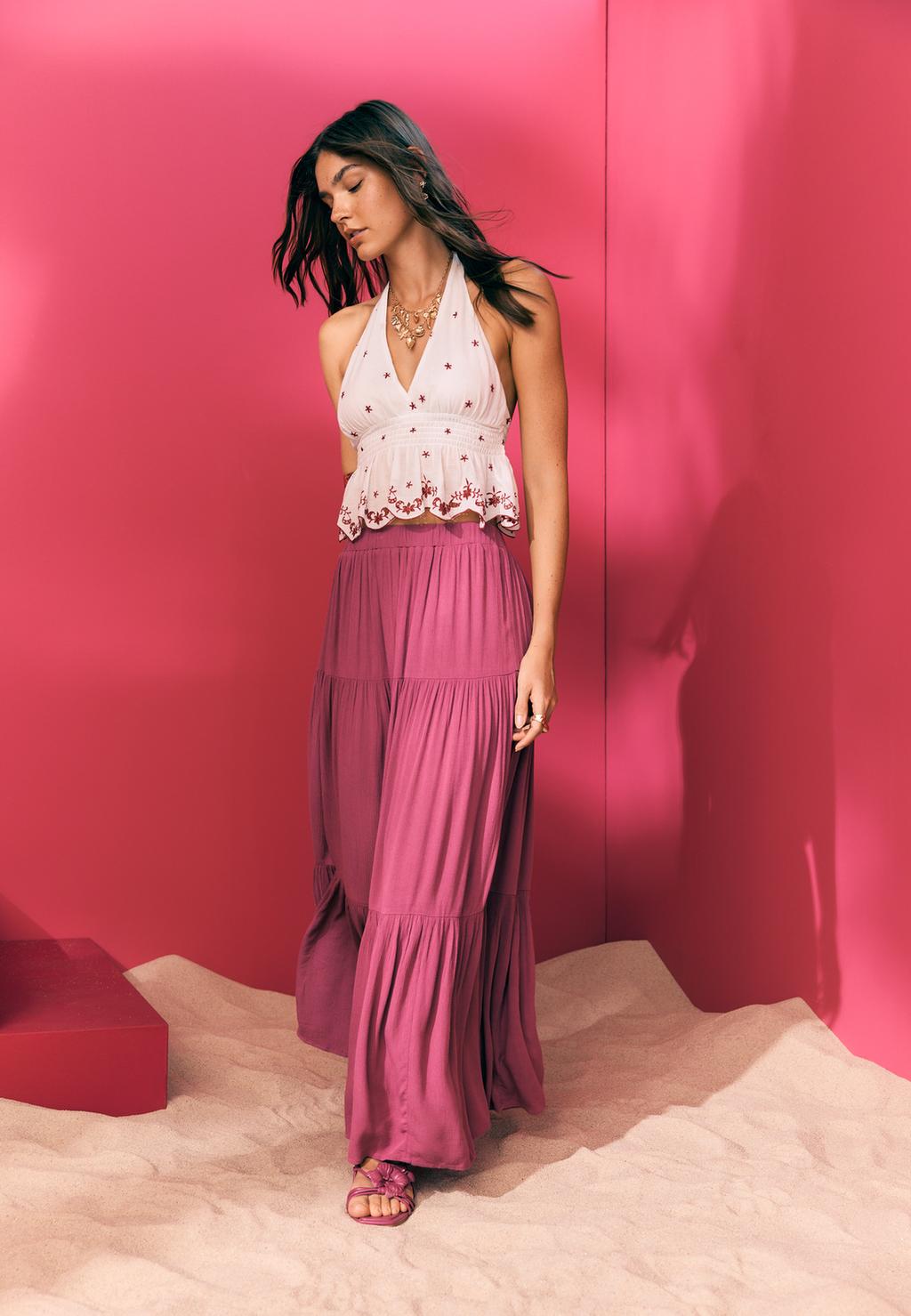 Gonna midi boho