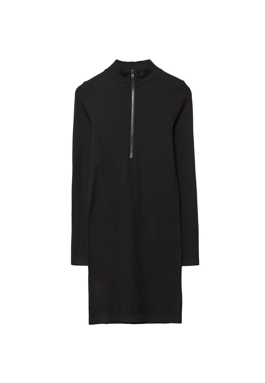 Kurzes Kleid mit Reißverschluss
