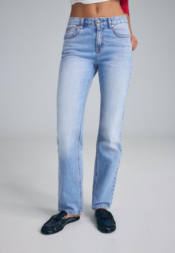 d98 jeans direitas efeito vintage l01499499
