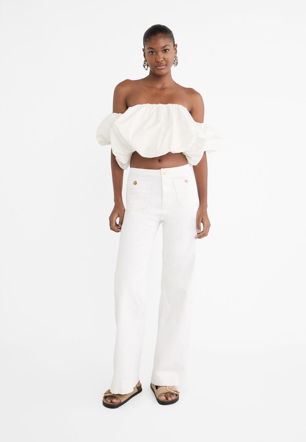 D77 Pantalón minimal bolsillos