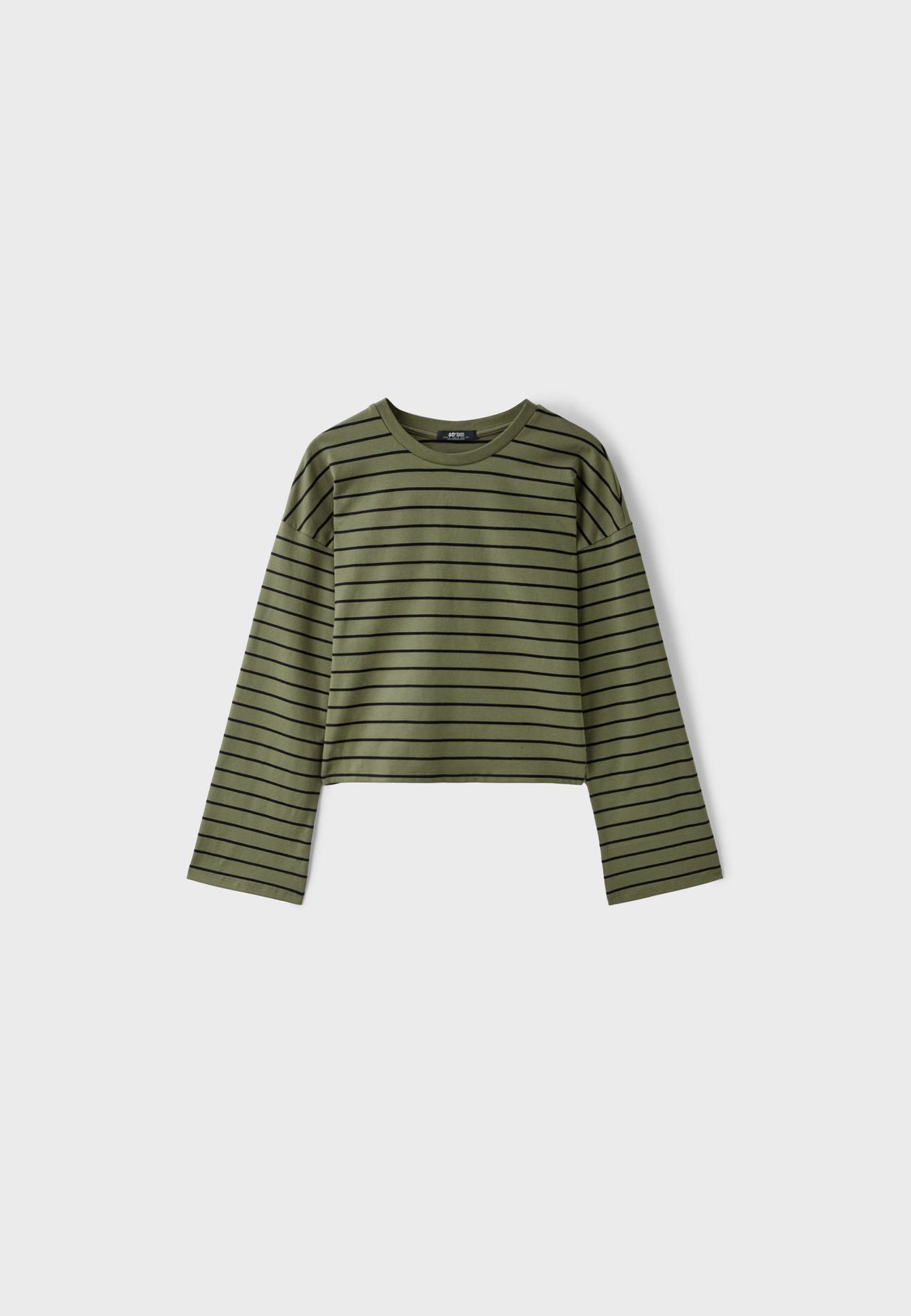 Kimono sleeve top — Khaki