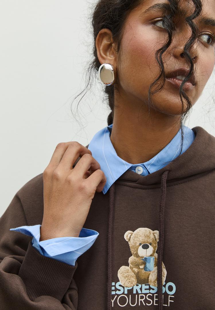 sudadera capucha grafico