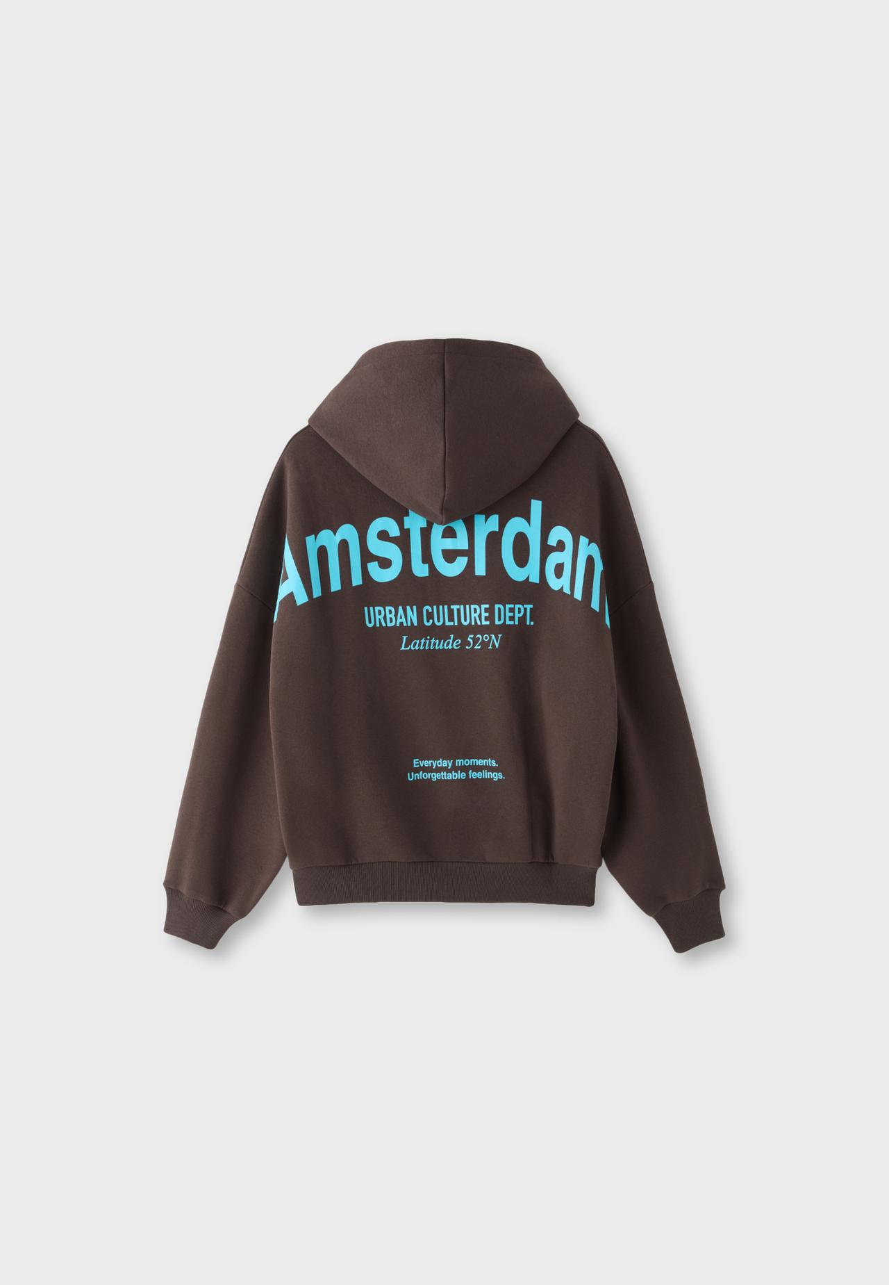 Graphic oversize sweatshirt — Brown