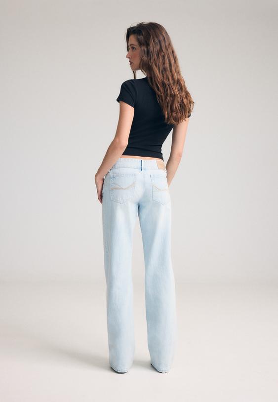 dusuk bel straight fit jean