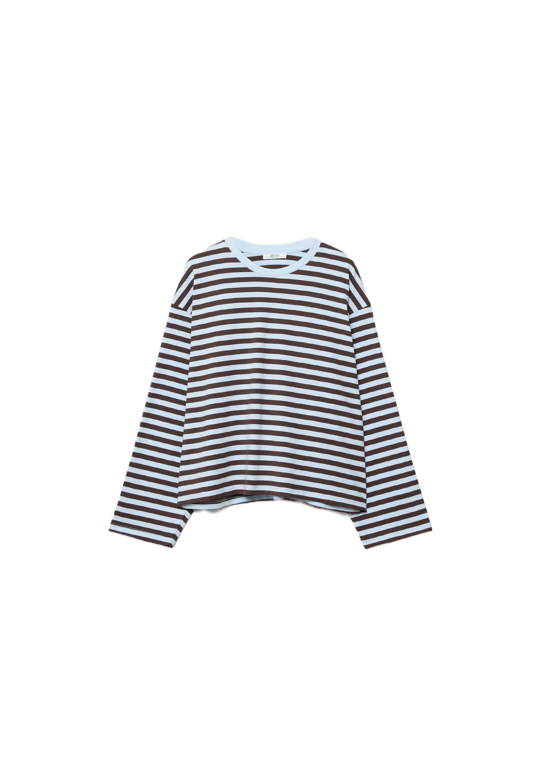 Çizgili uzun kollu t-shirt - Görsel 16